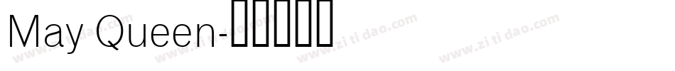 May Queen字体转换